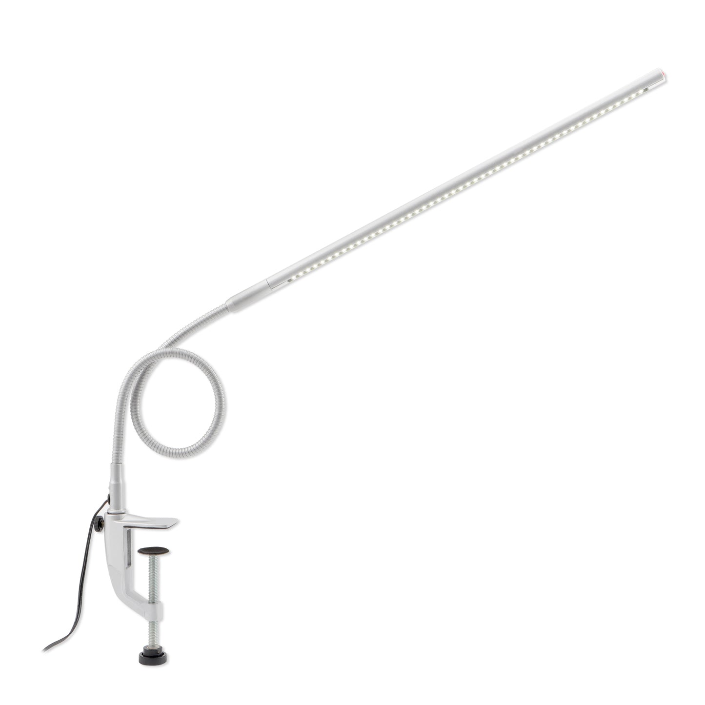 DA LIGHT LED-Schreibtischlampe, Schwenkarm-Leselampe 300lm 3.5W 6400K Klemmleuchte 48 LEDs Arbeitsleuchte Augenschutz Metall-Tischlampe Schwenkbare Schreibtisch-Architektenlampe zum Lesen, für Büro und Malerei