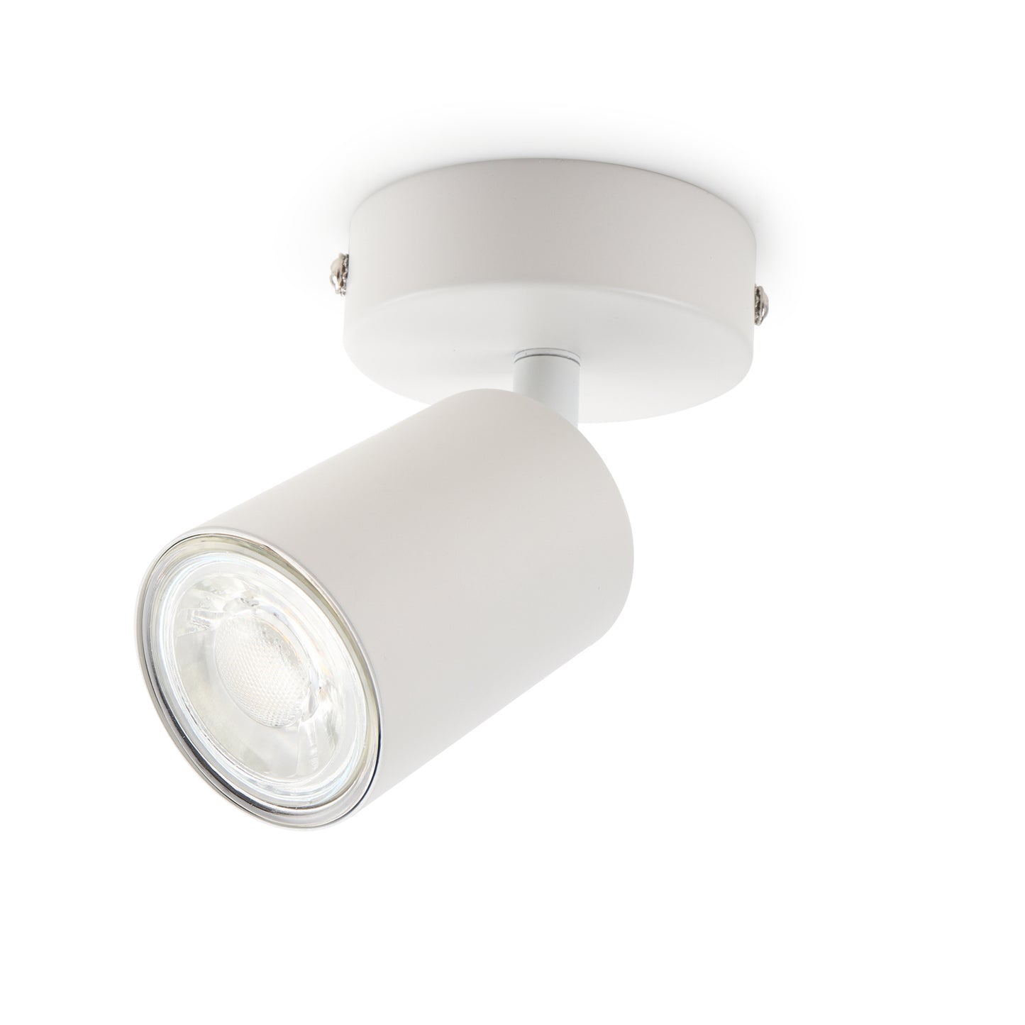 DA LIGHT LED Deckenlampe 1-flammig, Dreh und Schwenkbar Deckenstrahler Spotleuchte Wandspot GU10 (ohne Leuchenmittel) Retro/Vintage Deckenleuchte 230V Weiß für Wohnzimmer Schlafzimmer Küchen