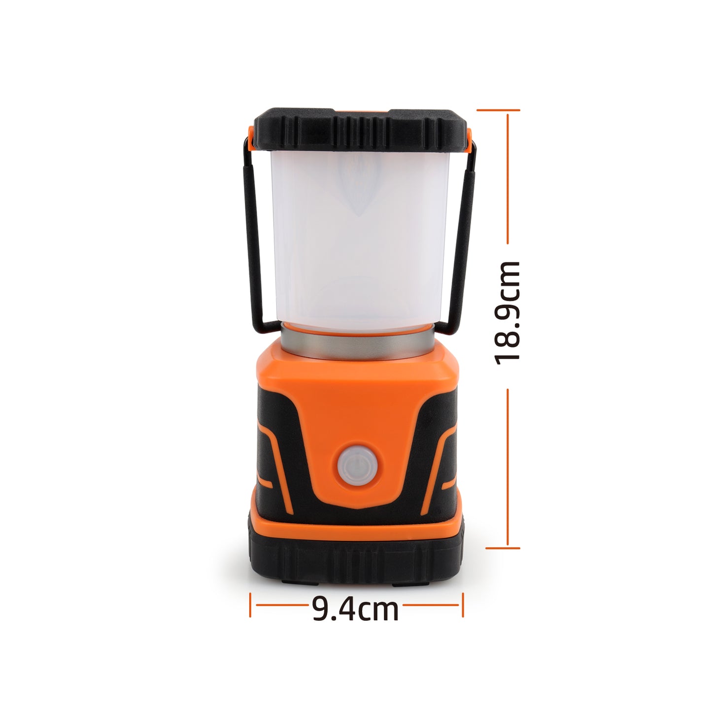 DA LIGHT LED Campinglampe Superhelle 1500 Lumen 4 Lichtmodi Dimmbarer Suchscheinwerfer Batteriebetriebene Notlampe Geeignet für Nachtwanderungen Zeltbeleuchtung Notfälle Stromausfälle usw. (Orange)